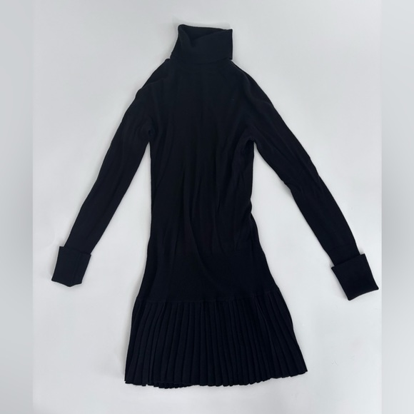 Bcbg Black Turtleneck BCBG Maxazria Black Sweater Dress New
